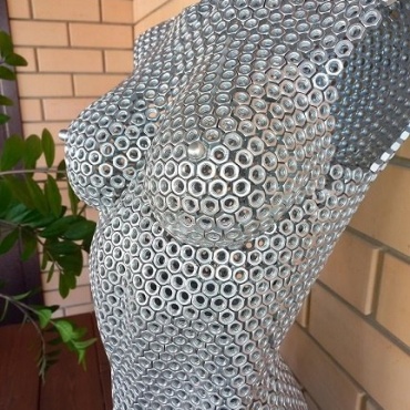 Уникальная металлическая скульптура в стиле лофт / индастриал ручной работы!

Прочный металл с защитным покрытием (гр...